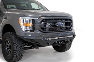 Ford F-150 Front Bumper - Addictive Desert Designs - Stealth Fighter Winch - Hammer Black - 2021 Ford F-150 Front Bumper - Addictive Desert Designs - Stealth Fighter Winch - Hammer Black - 2021